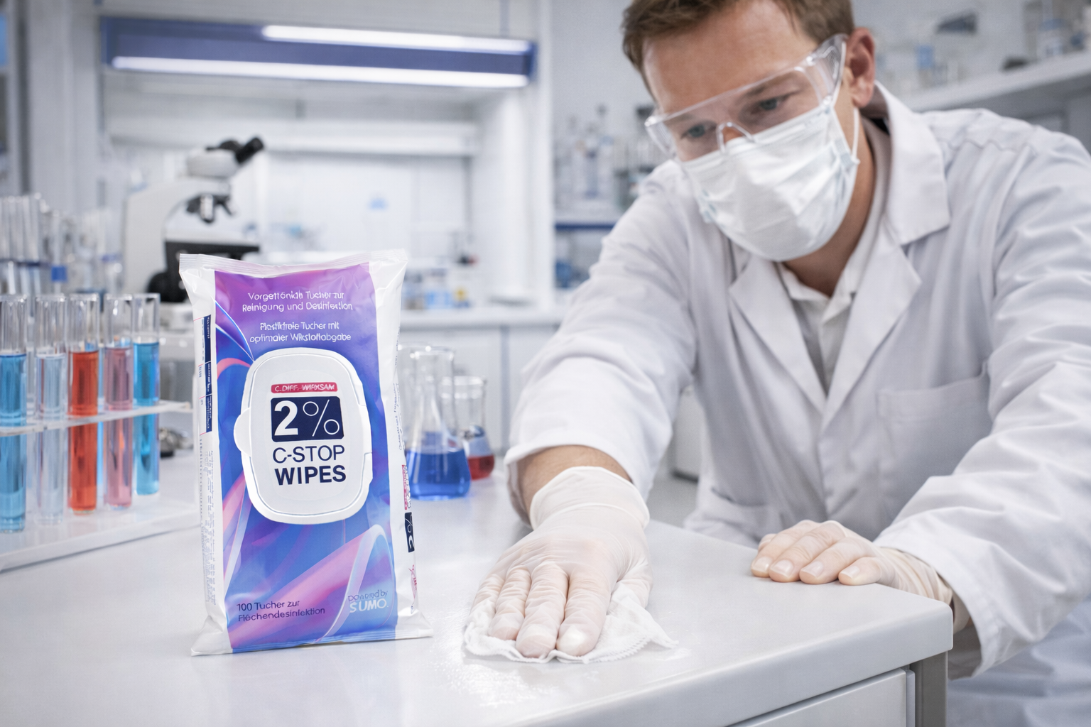 C-STOP WIPES: Arztpraxis