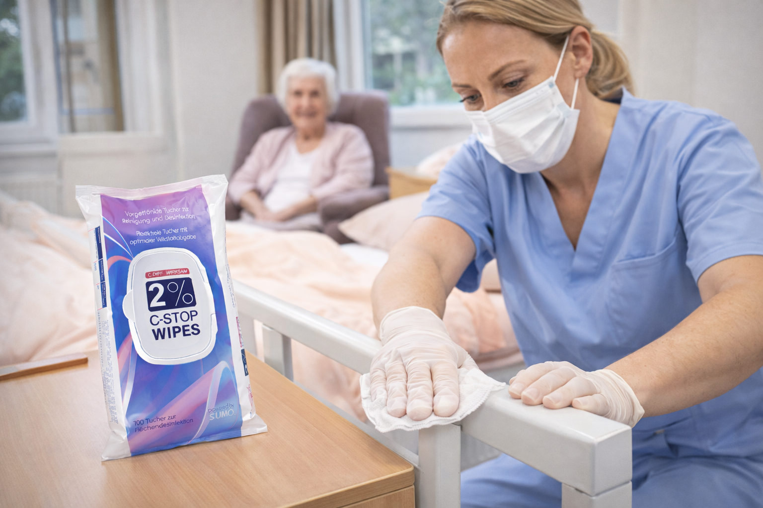 C-STOP WIPES: Pflegeheim
